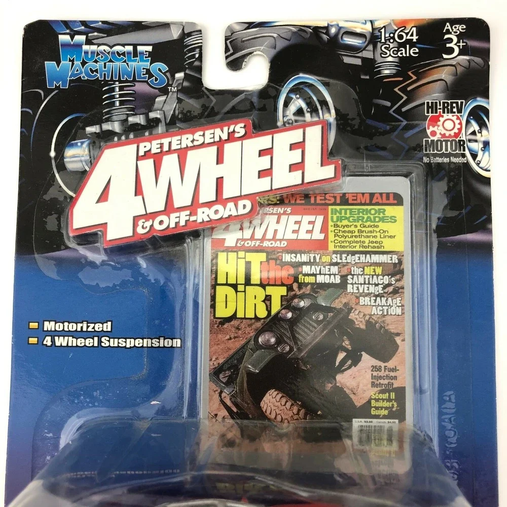 Muscle‎ Machines Hi-Rev Motorized Jeepster Jeep 4x4 Petersens Off-Road 1/64